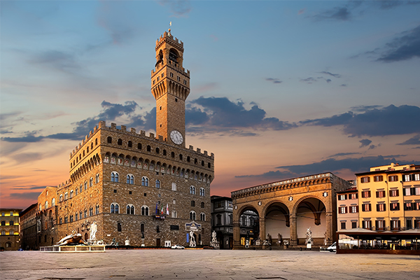 Plaza de la Signoria en Florencia