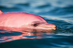 Delfín rosado. Amazonas