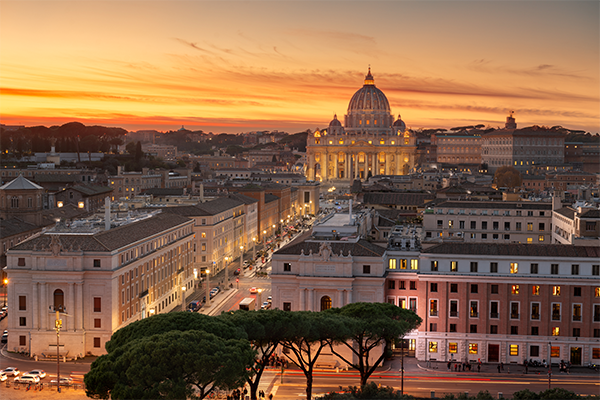 Ciudad del Vaticano en la Basílica de San Pedro