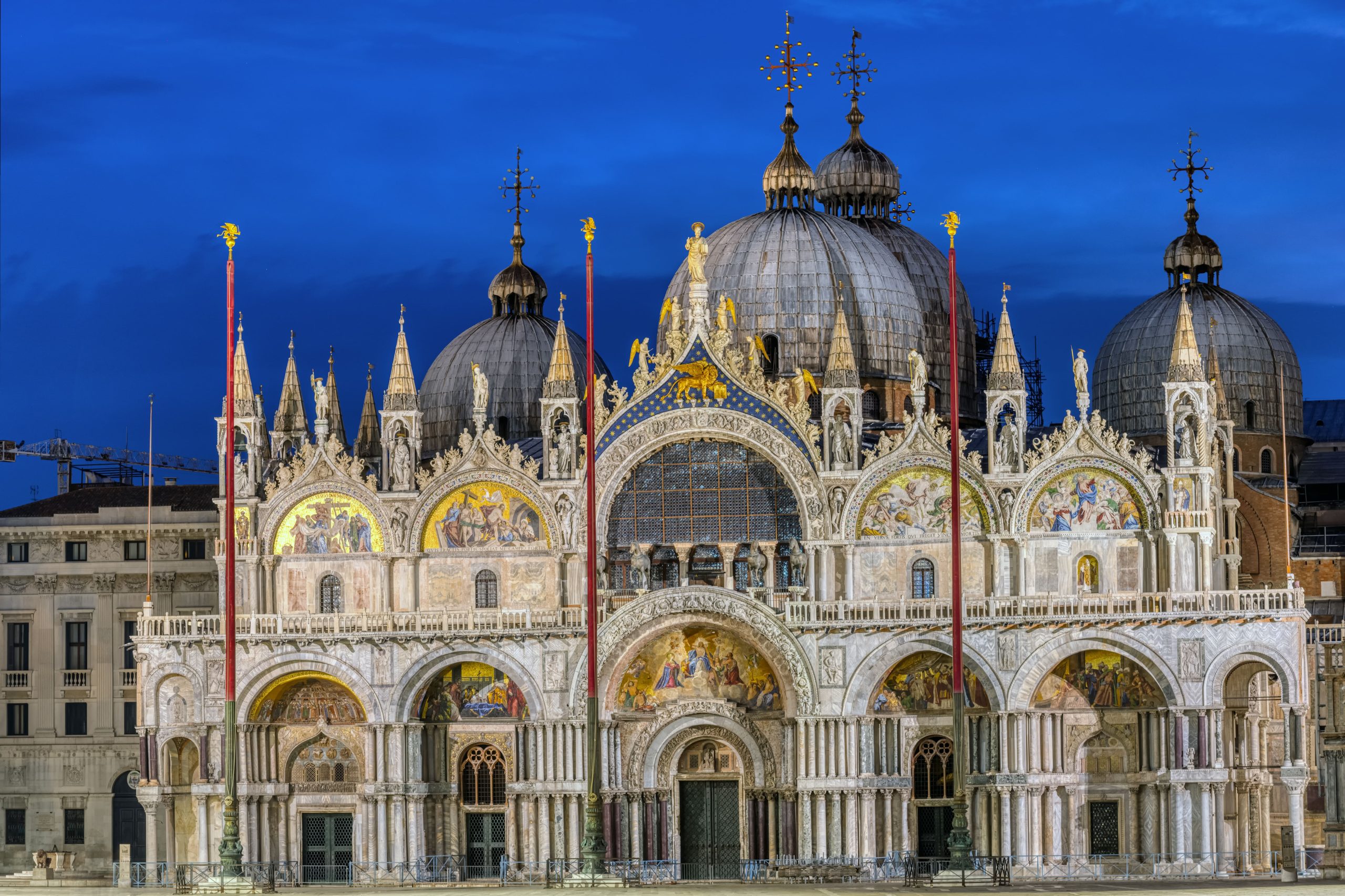 La famosa basílica de San Marcos en Venecia