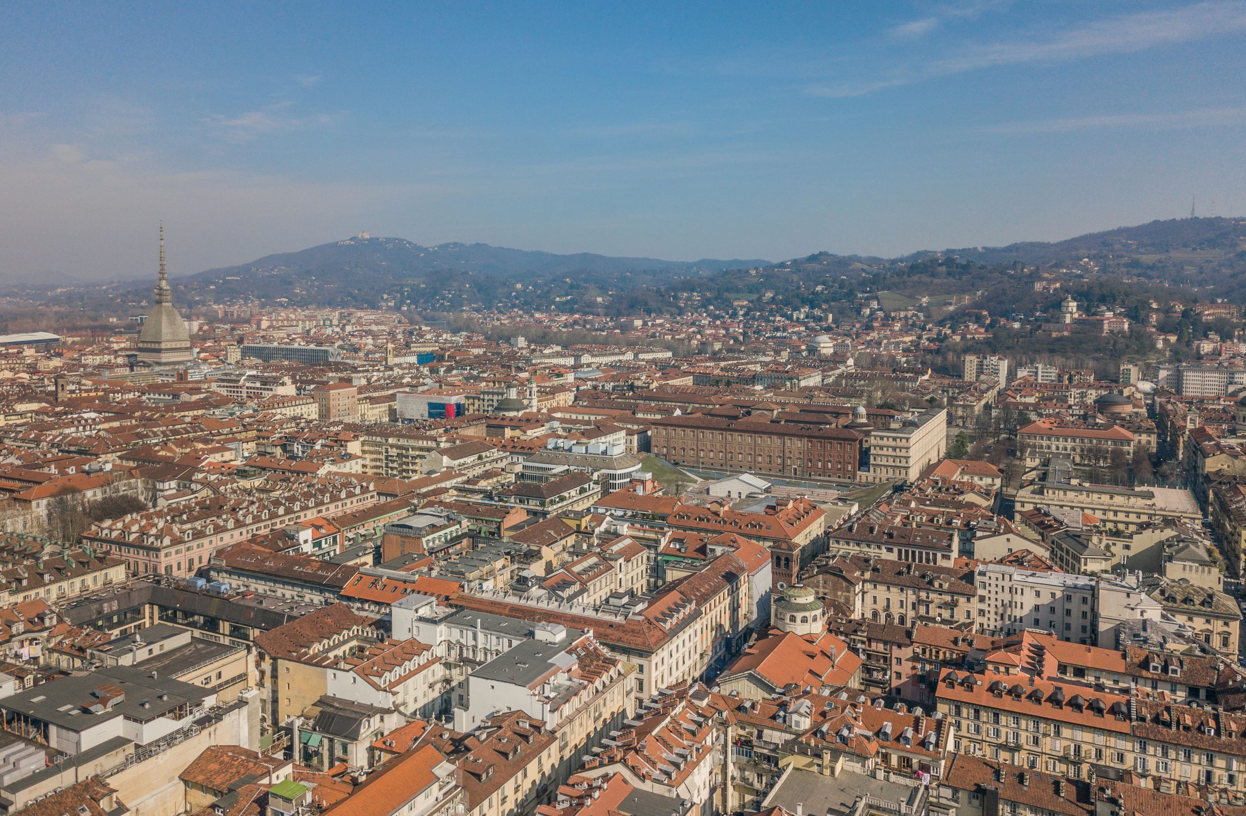 Vista aérea de Turín